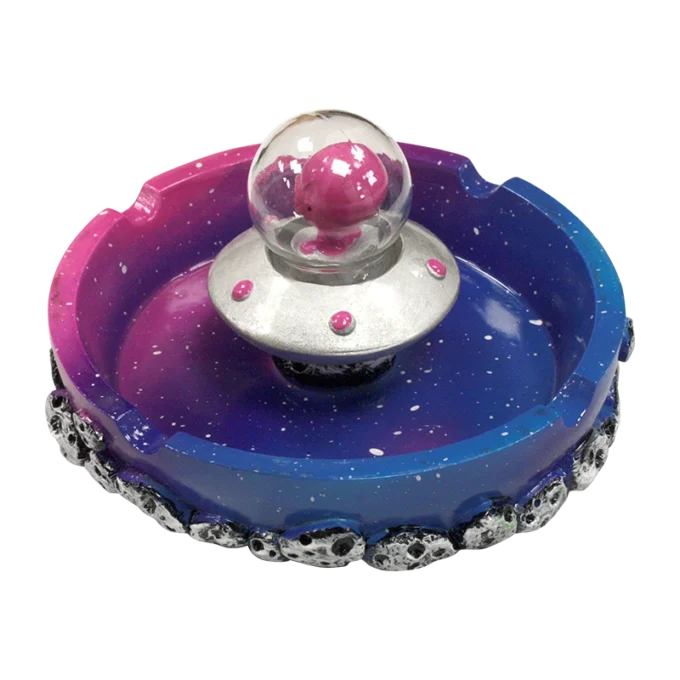 Cenicero Platillo Volante Marciano – Cenicero Alienígena Original y Divertido para Fumadores Frikis
