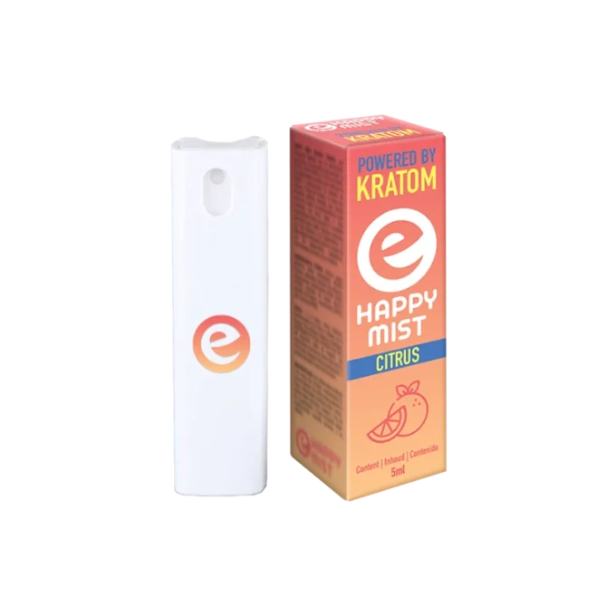 Happy Mist con Kratom – Vaporizador Natural Energizante y Relajante en Sabores Variados