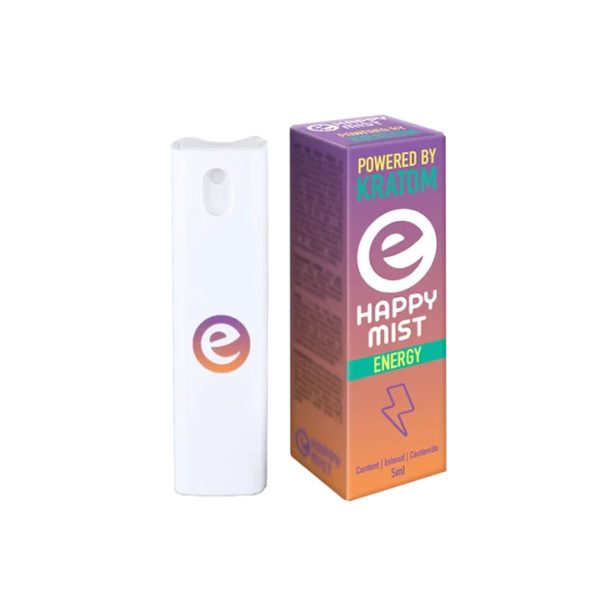 Happy Mist con Kratom – Vaporizador Natural Energizante y Relajante en Sabores Variados