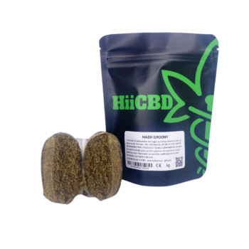 Hash Groony CBD legal sin THC, hachís prensado y aromático